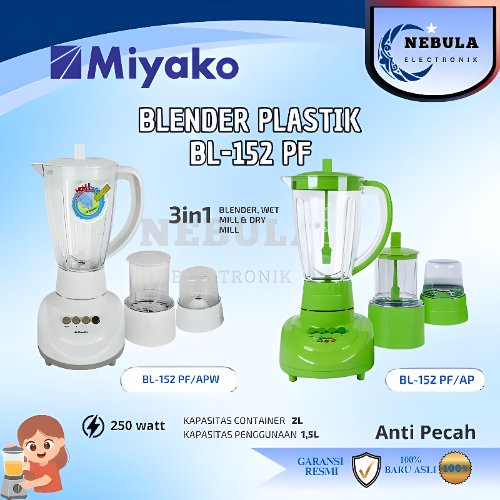 BLENDER MIYAKO PLASTIK 152PF / MIYAKO 152PF / MIYAKO 152 PF / BLENDER MIYAKO 152PF / BLENDER MIYAKO 