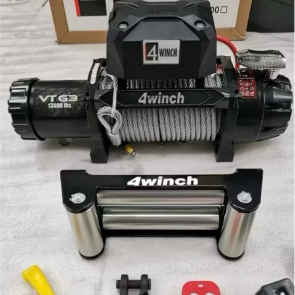 4winch 13000 lbs 24 V winch 4winch 13000lbs 24V sling baja