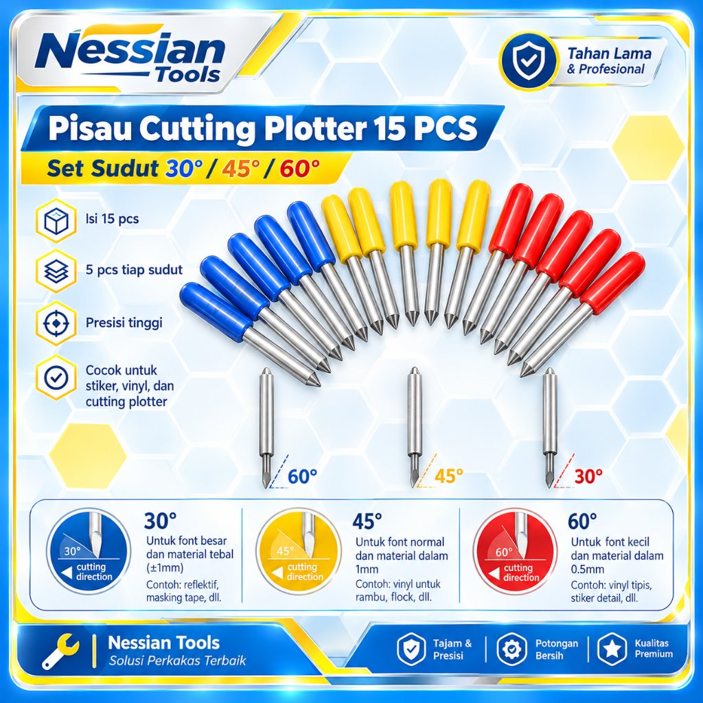 Pisau Mesin Cutting Jinka Roland Set 1 box 15pcs