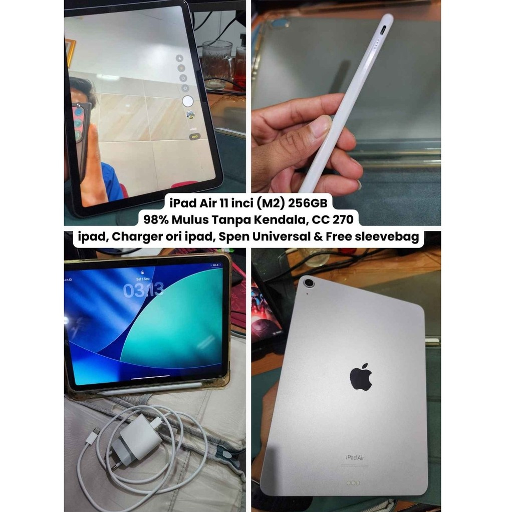 iPad Air 11 inci (M2) 256GB Second Original