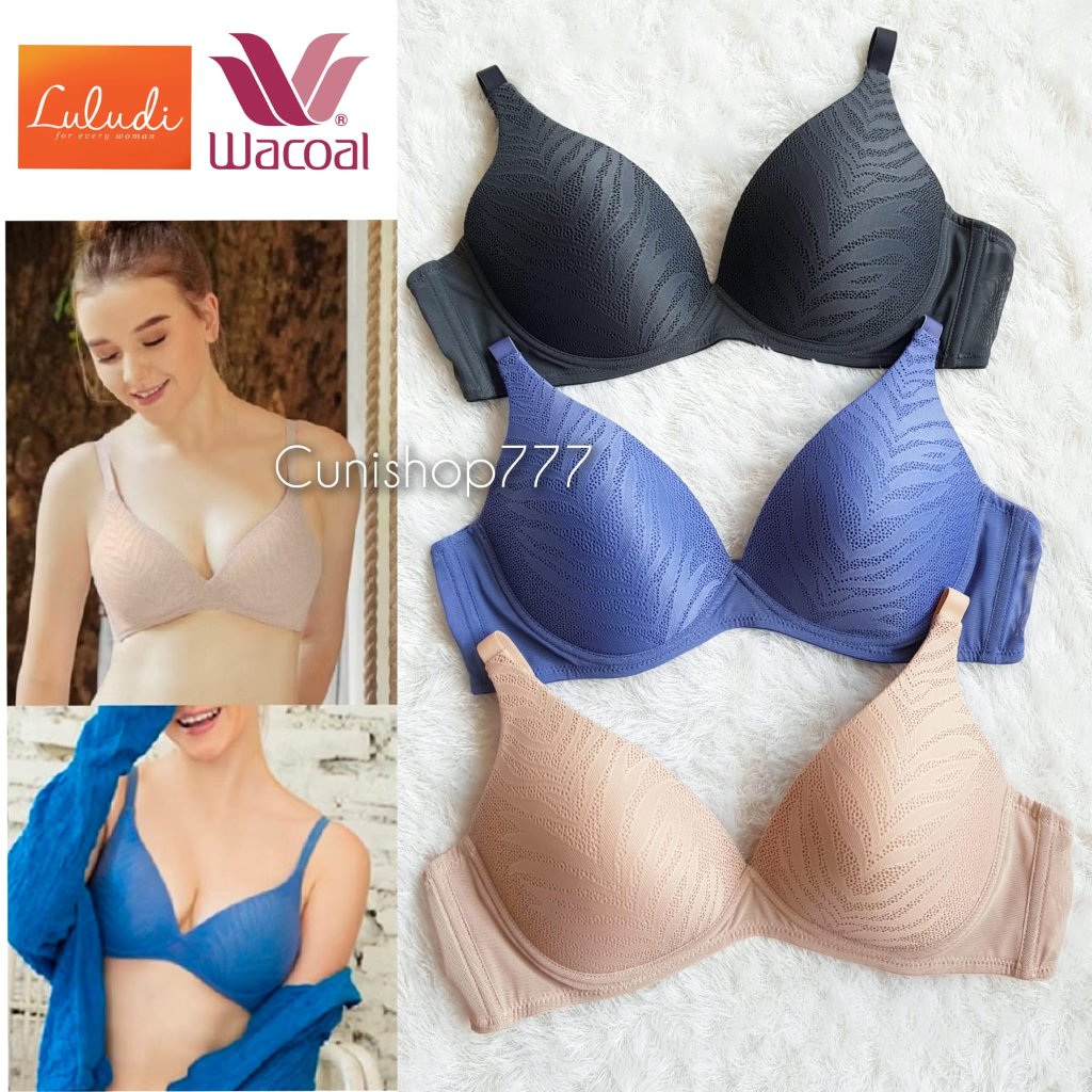 LULUDI by WACOAL BRA TANPA KAWAT LACE LB 4035 34B 36B 38B 38C 40C RENDA WIRELESS