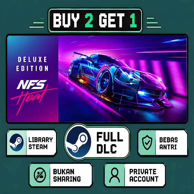 Need for Speed Heat Steam Private - Beli 2 Gratis 1