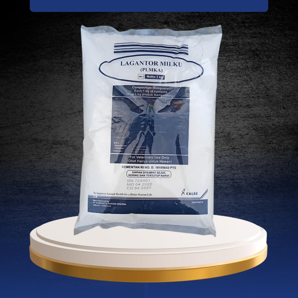 LAGANTOR MILKU 1 KG - Mineral Premix AD3E Untuk Penggemukan Dan Sapi Perah.