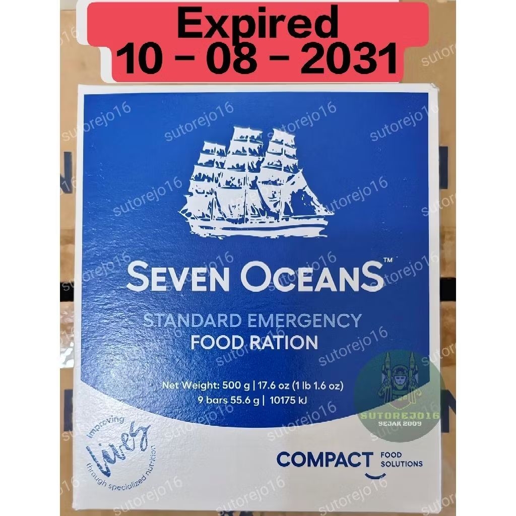 Ransum mre foodration seven oceans makanan darurat RANSUM import mirip ransum tni enertab