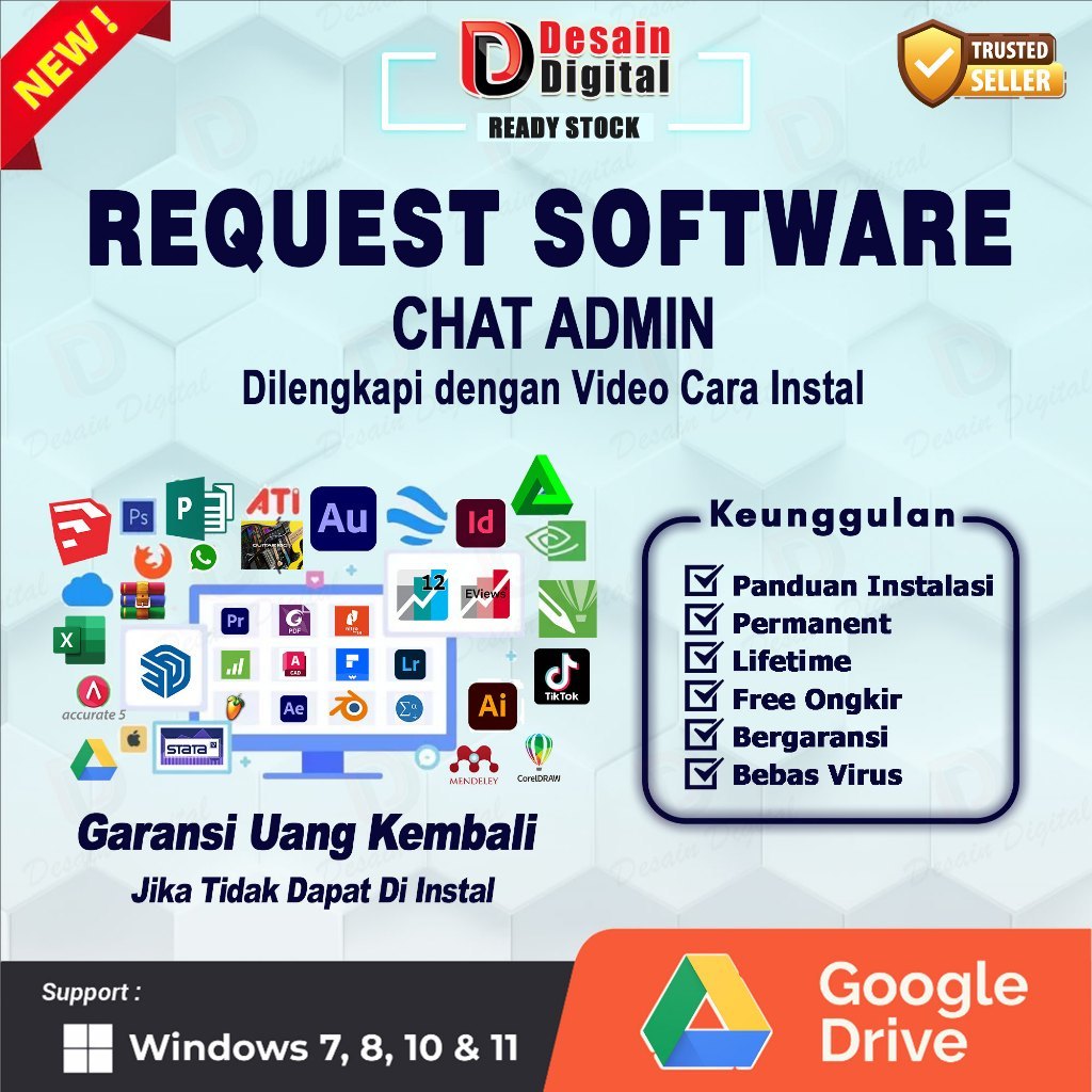 Request Aplikasi/Software Untuk Window Full Version Lengkap dengan Cara Instal / SMADAV / Eviews / S
