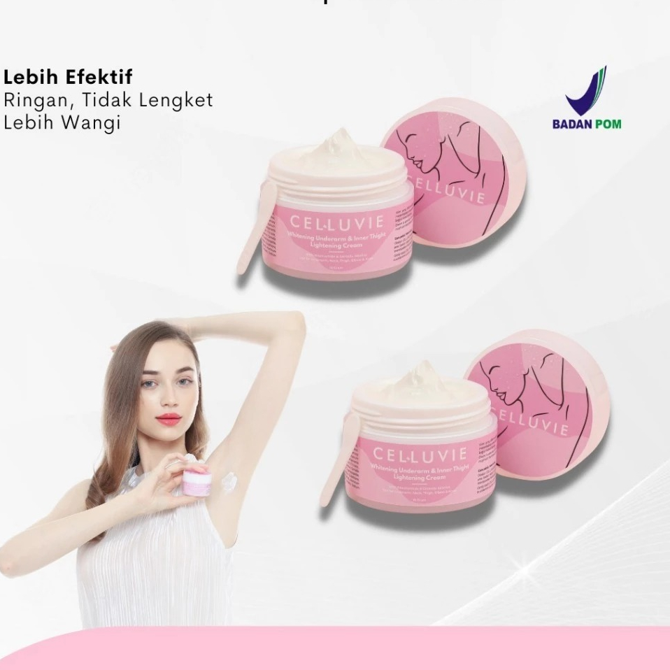 BELI 2 CELLUVIE Underarm Whitening Ketiak Selangkangan Cerah GLOWING