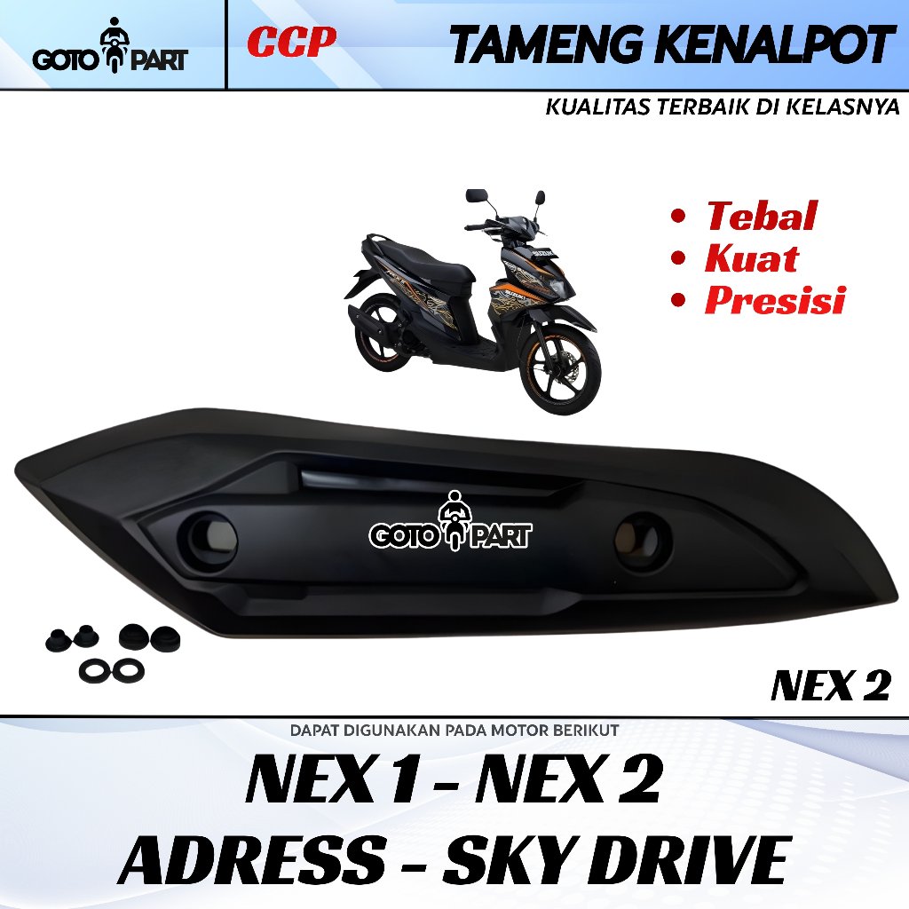 Cover kenalpot Nex 2 Nex 1 adress kenalpot tzm tameng knalpot Nex 2