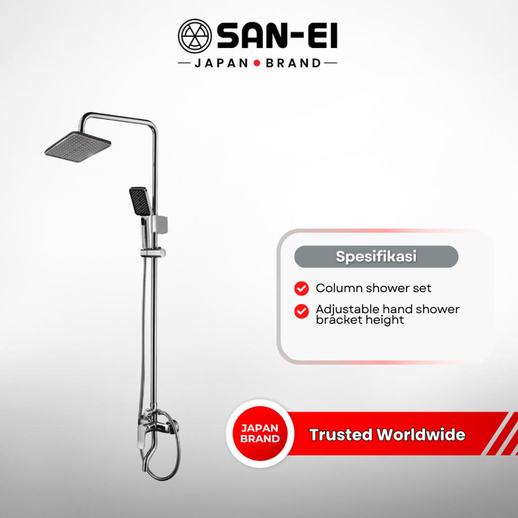 SAN-EI Column Shower Set W9200-S | Set Shower Dinding