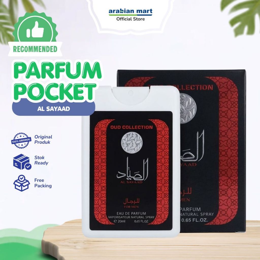 Original Parfum Pocket Arab Al Sayaad By Ard Al Zaafaran 20ml Dubai Minyak Wangi Dari Dubai Arab Sau