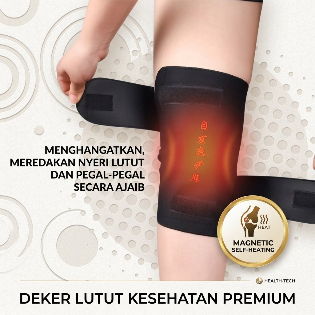 [TERBARU] Sabuk Terapi Panas Deker Lutut Kesehatan Premium Magnetic Alat Terapi  Lutut