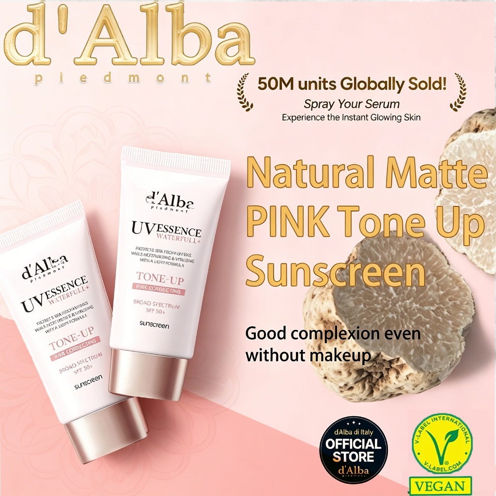 d‘Alba Waterfull Tone Up Sun Cream-50ml(2Pcs)