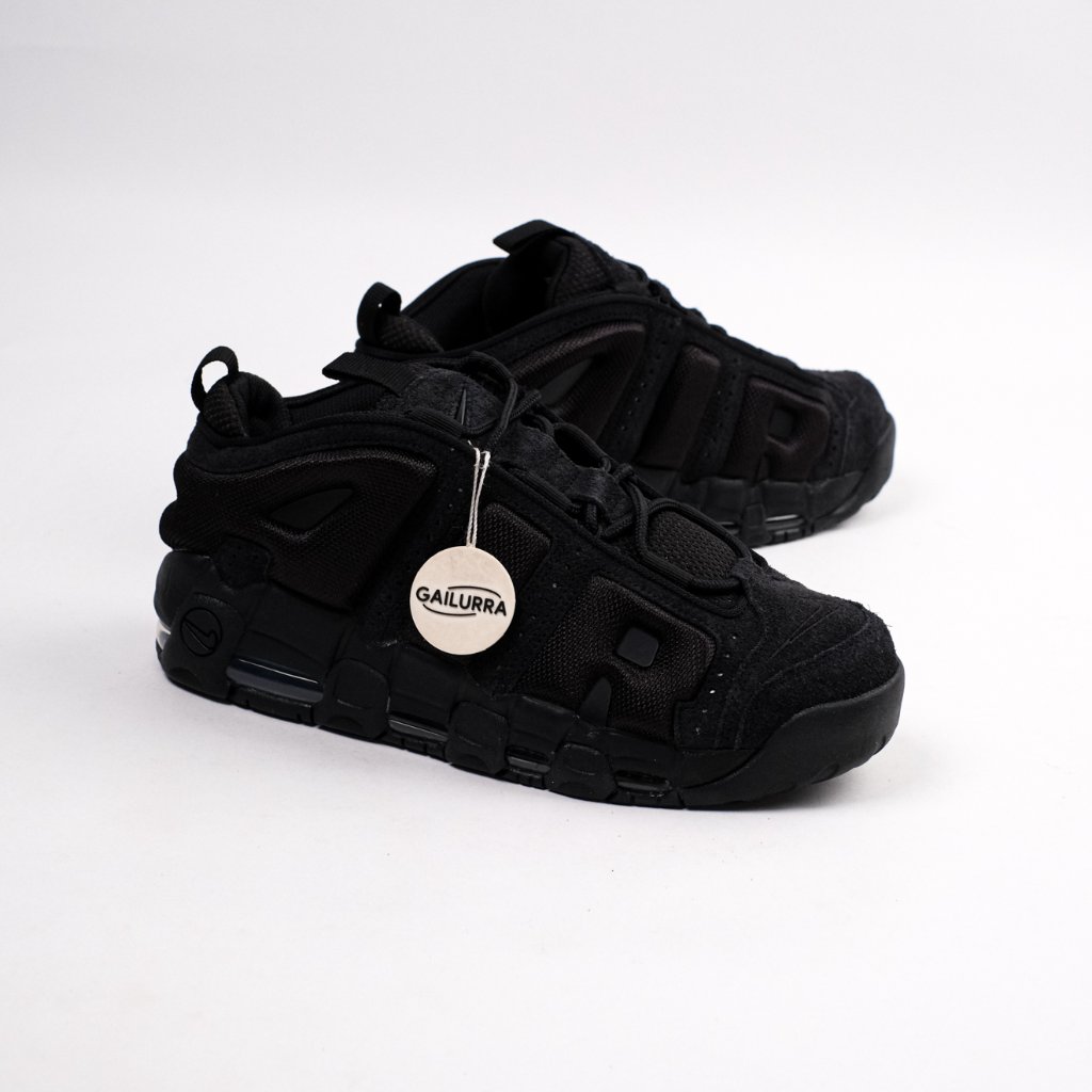 Nike Air More Uptempo Low Triple Black Original