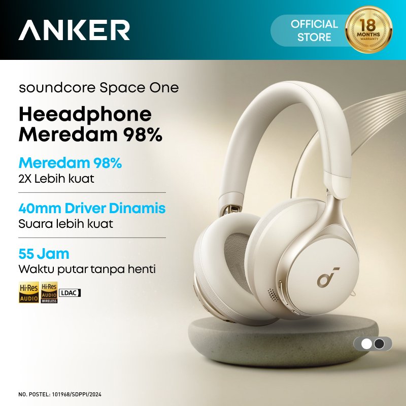 Headphone Bluetooth Soundcore Space One - A3035