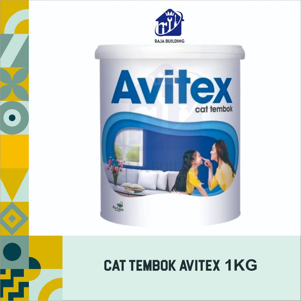 Cat Avitex 1kg / Cat Tembok Avitex / Cat Tembok Berkualitas Daya Tutup Bagus