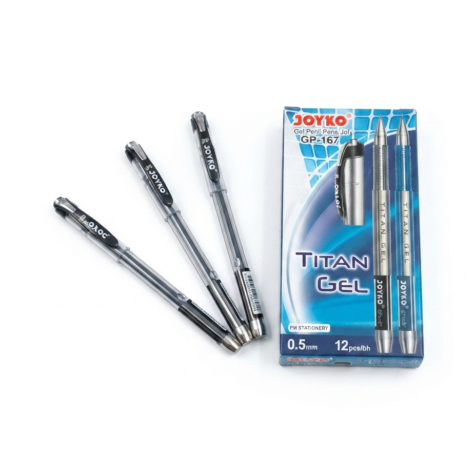 Pulpen Gel Joyko Titan Gel GP-167 0.5