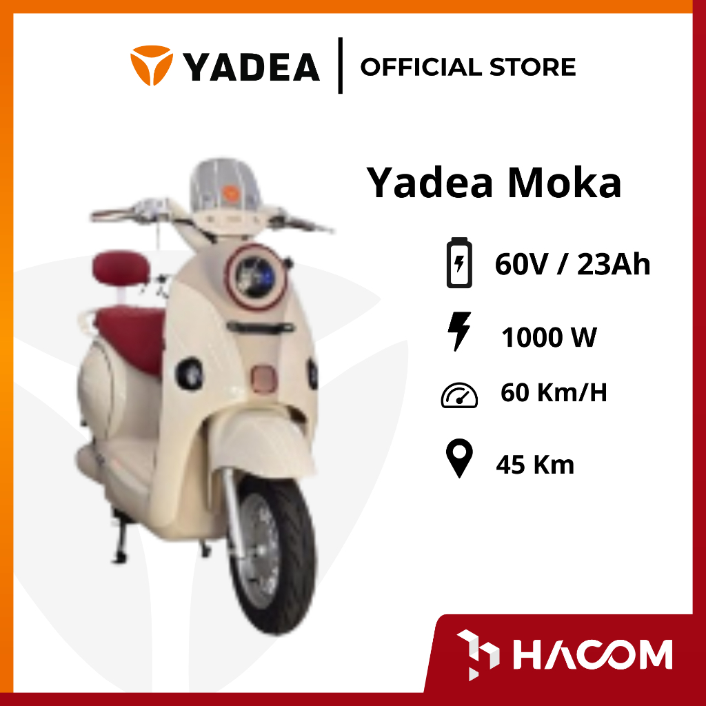 YADEA-Motor Listrik Yadea Moka Garansi Resmi Yadea 2 Tahun