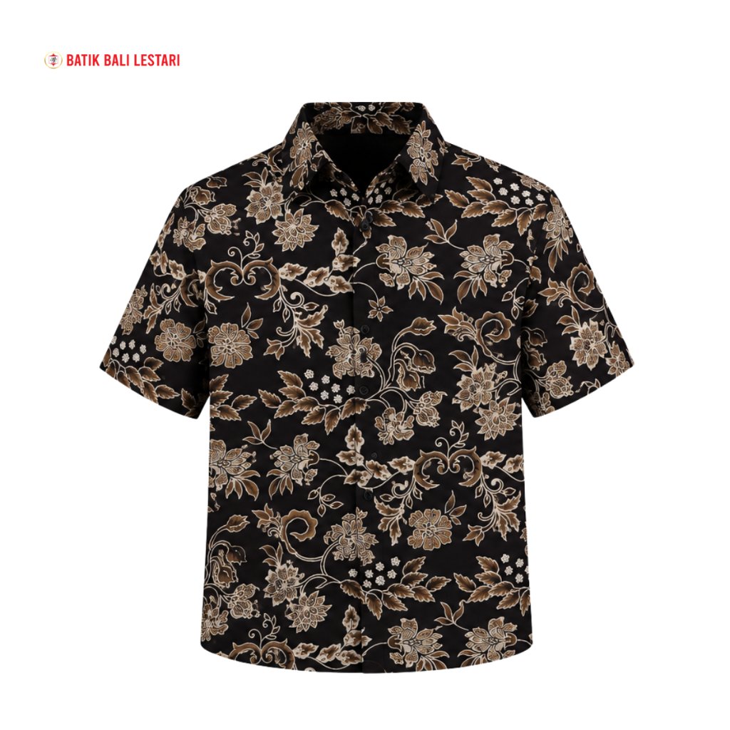 Batik Bali Lestari Couple Anak Kemeja Anak Laki-Laki & Atasan Anak Perempuan ( BT07 26 / BCT07 26 )