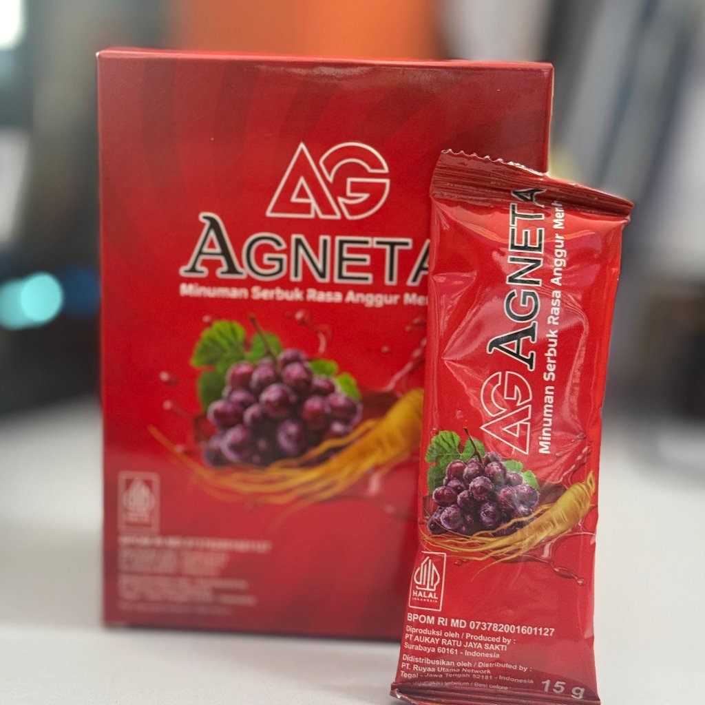 AGNETA MINUMAN SERBUK RASA ANGGUR 1 SACH 15GR