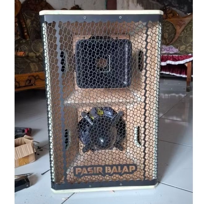 BOX T24N 10 INCH BOX SPEAKER T24N 10" MODEL TEKUK TUNING HORN BRAKET UKIR NAMA