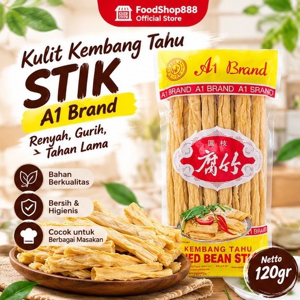 Kulit Kembang Tahu Stik / Kembang Tahu Stik A1 Brand 120gr / Halal