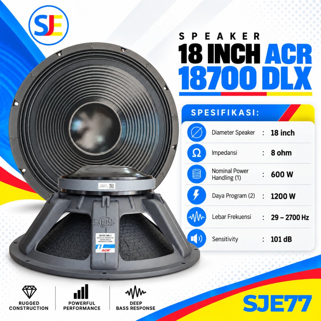 Speaker ACR Deluxe 18700 / Speaker 18 inch ACR 18700 DLX / Subwoofer