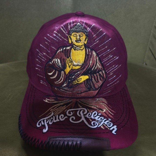 Topi True Religion Warna Maroon Second Original