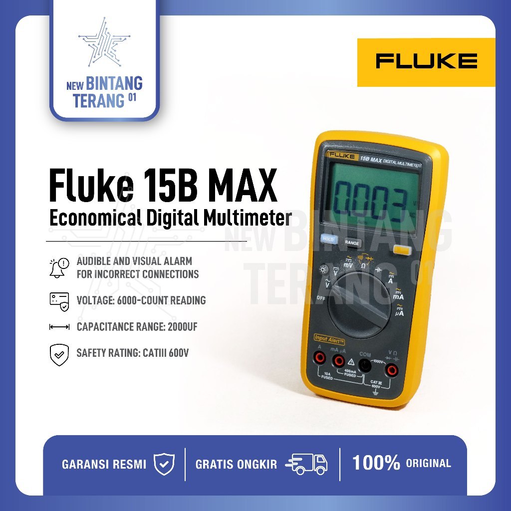 Fluke 15B MAX Multimeter Digital