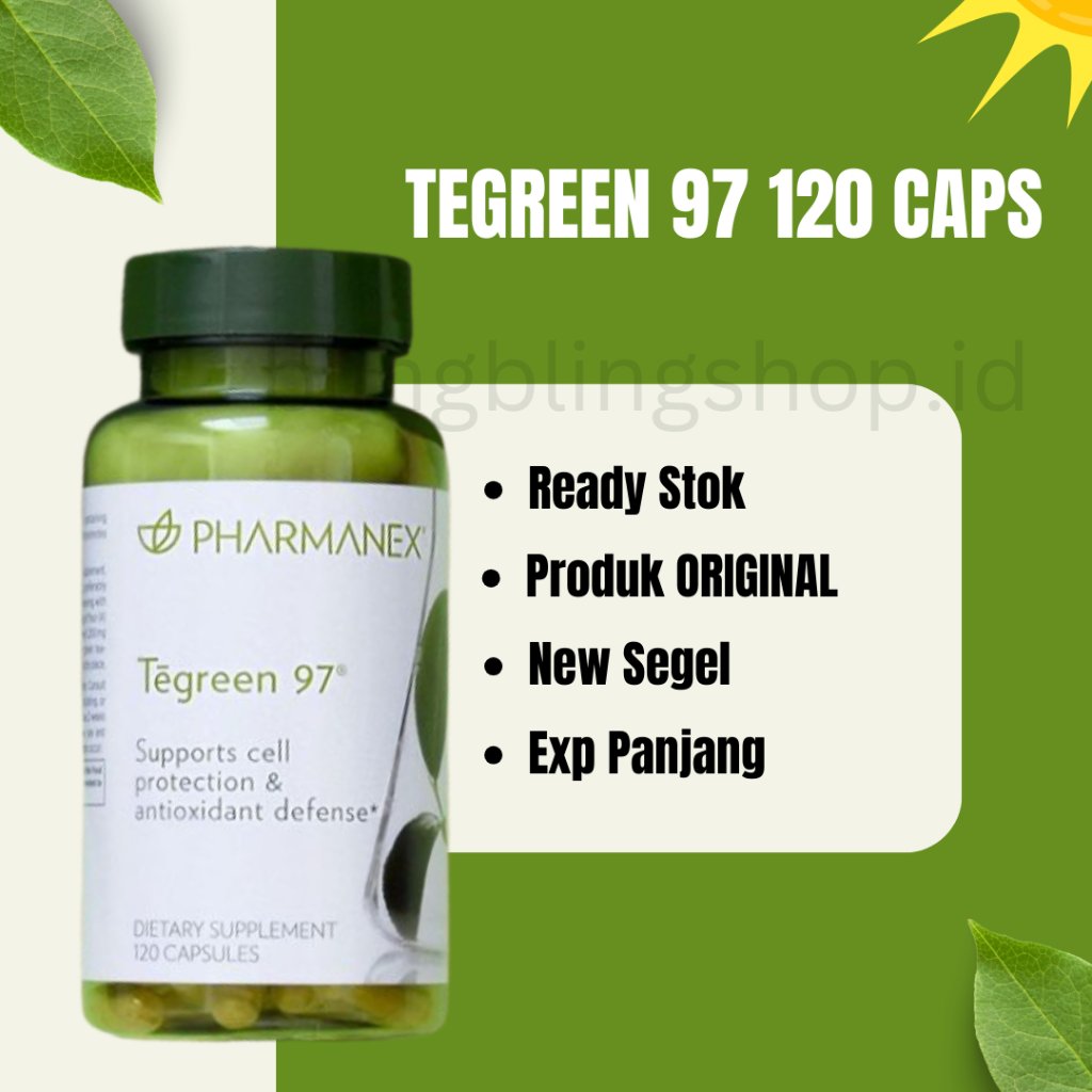 Tegreen97 Suplemen Antioxidan isi 120 ED 2028 Original