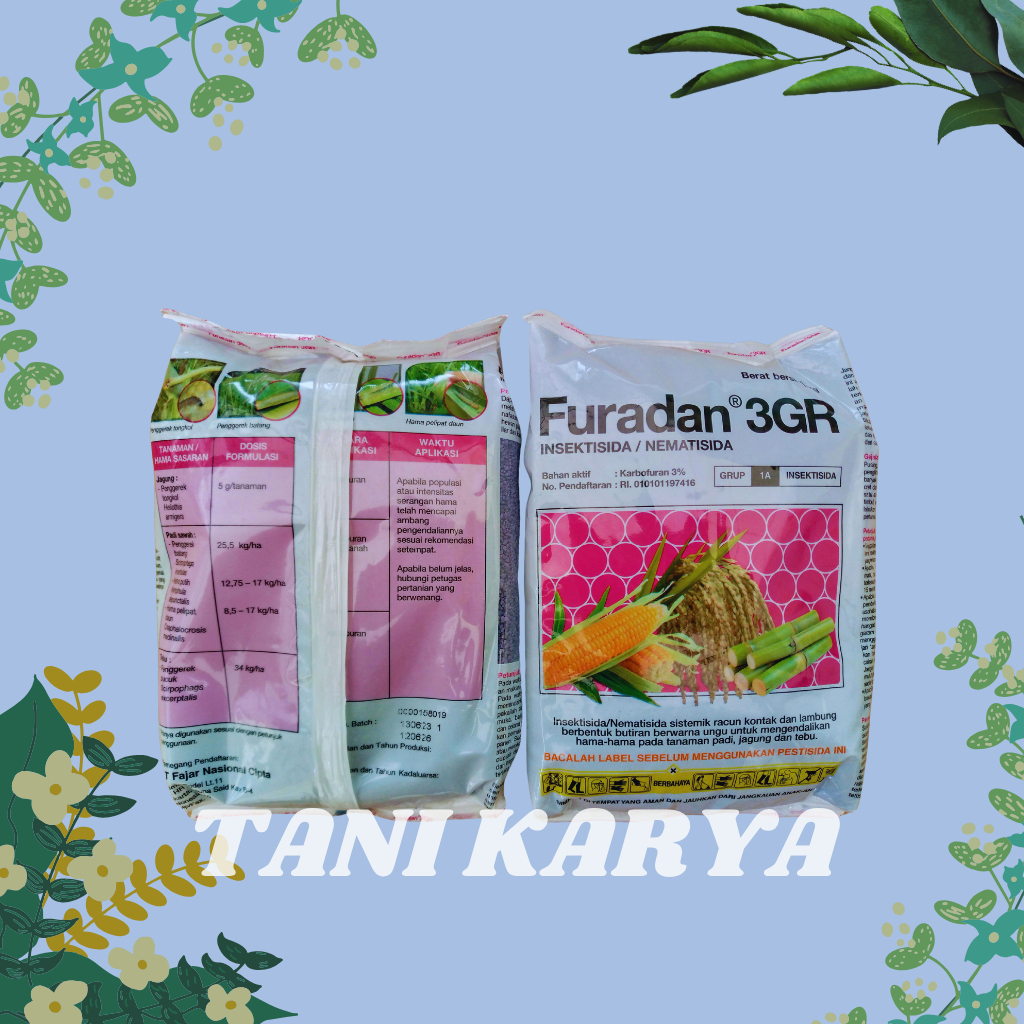[TANIKARYA] FURADAN 3G - Insektisida/Nematisida/Karbofuran