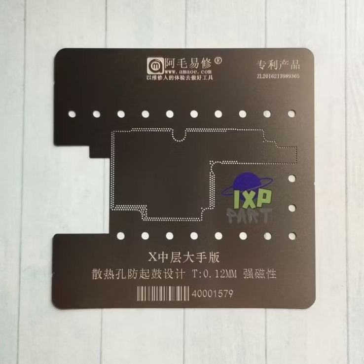 Plat Middle Frame Iphone X Cetakan Mesin Amaoe