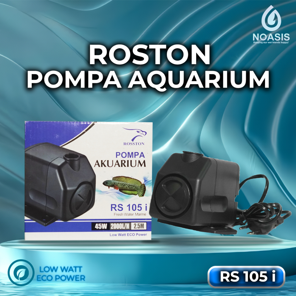 ROSSTON Pompa Celup Water Pump Aquarium RS - 105 Dengan Kapasitas 3000 Lh daya 50 W Akuarium
