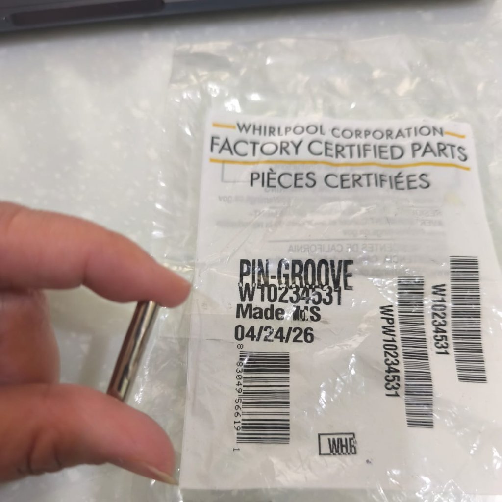 KitchenAid sparepart PIN GROOVE, spare part untuk mixer KitchenAid