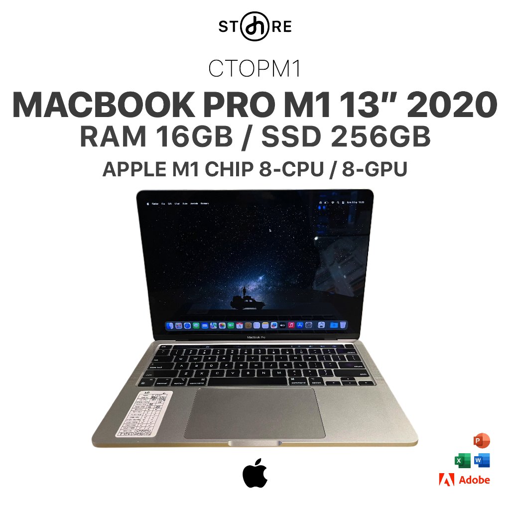 Second , Macbook Pro M1 2020 , 13" , 16/256 , Silver , CTOPM1