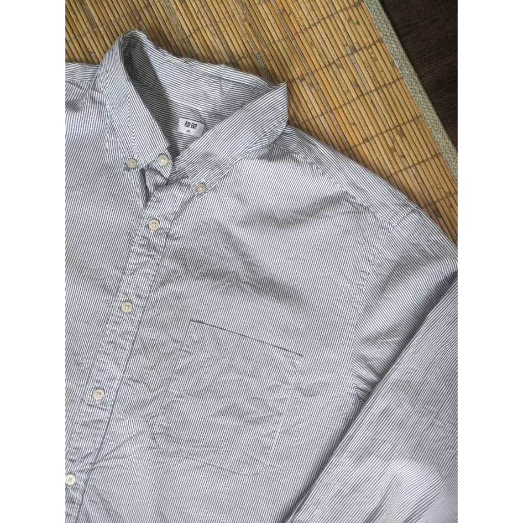 Longsleeve Stripe Shirt by Uniqlo
