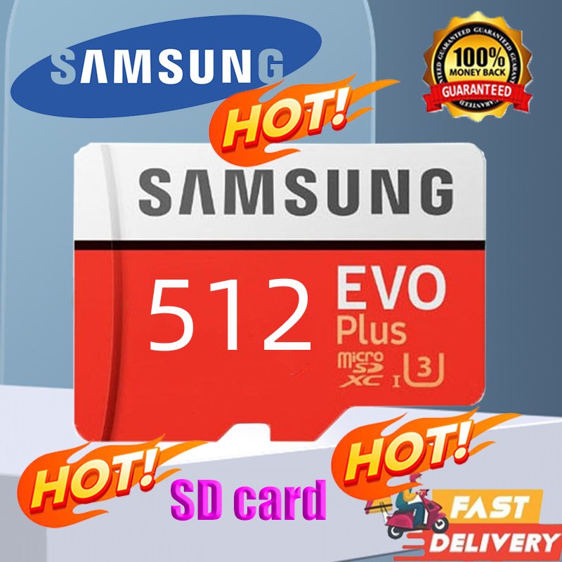 SAMSUNG Memory card hp Kartu Memori 2TB 1TB 512GB 256GB 128GB For CCTV/dengung/perekam mengemudi/pho