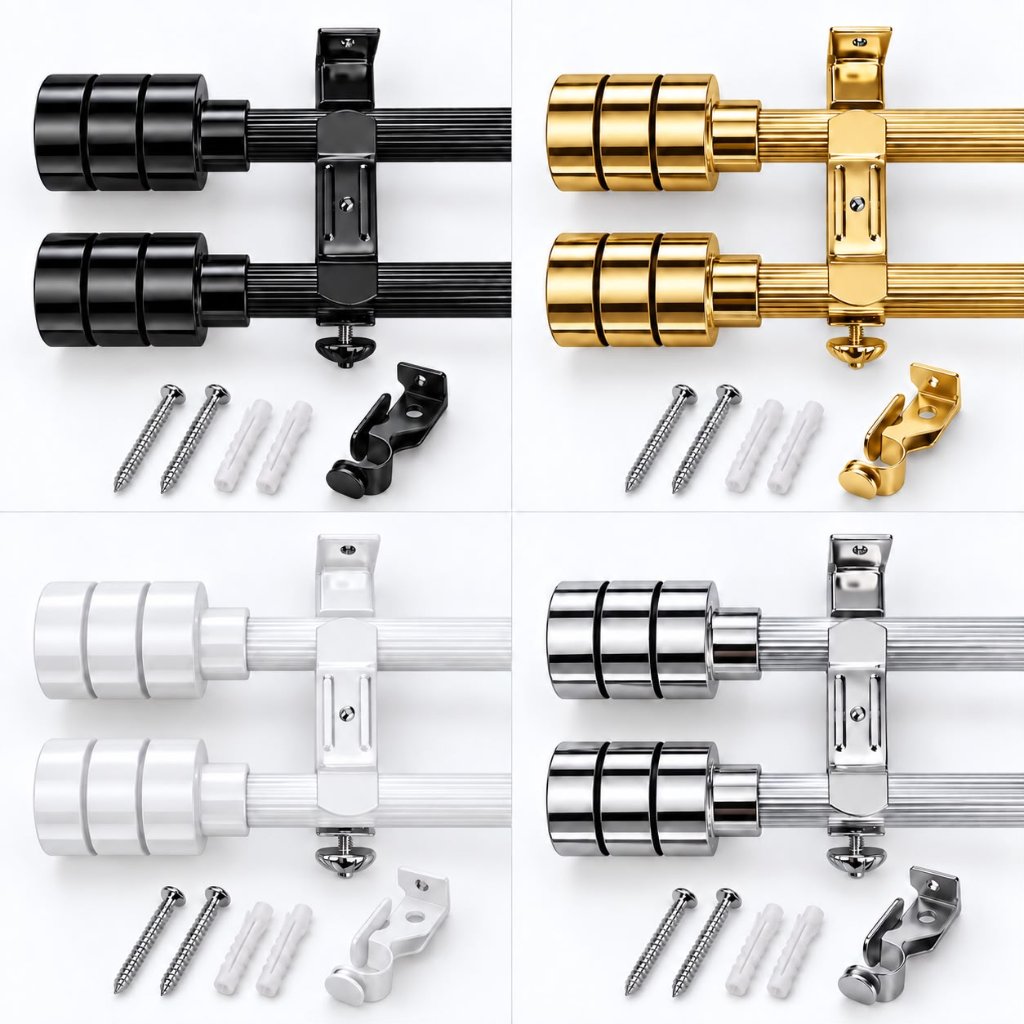 BRACKET KAKI DOUBLE REL / RAIL / BATANG GORDEN / KAKI GORDEN / GORDEN / BRACKET / DOUBLE BRACKET