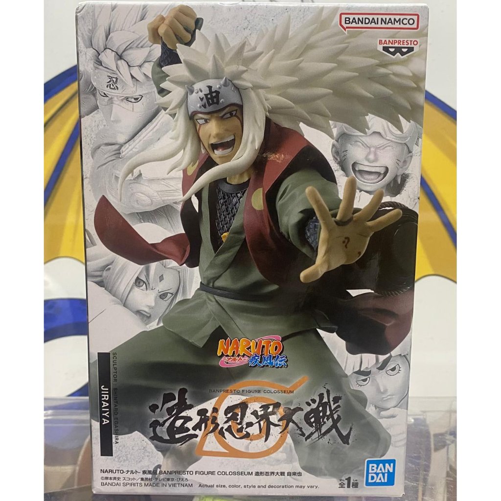 BANPRESTO NARUTO SHIPPUDEN FIGURE COLOSSEUM BWFC JIRAIYA