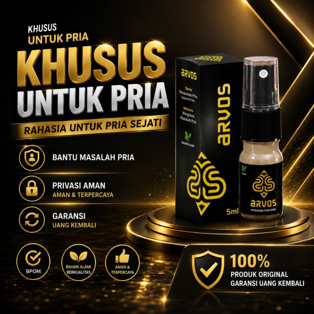ARVOS Spray Obat Kuat Pria Dewasa BPOM 5ml