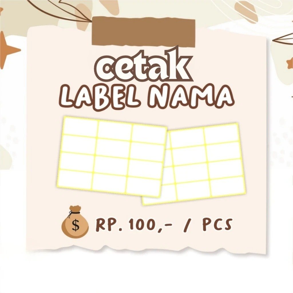 CETAK LABEL NAMA UNDANGAN - LABEL UNDANGAN 103 - STIKER UNDANGAN - LABEL UNDANGAN