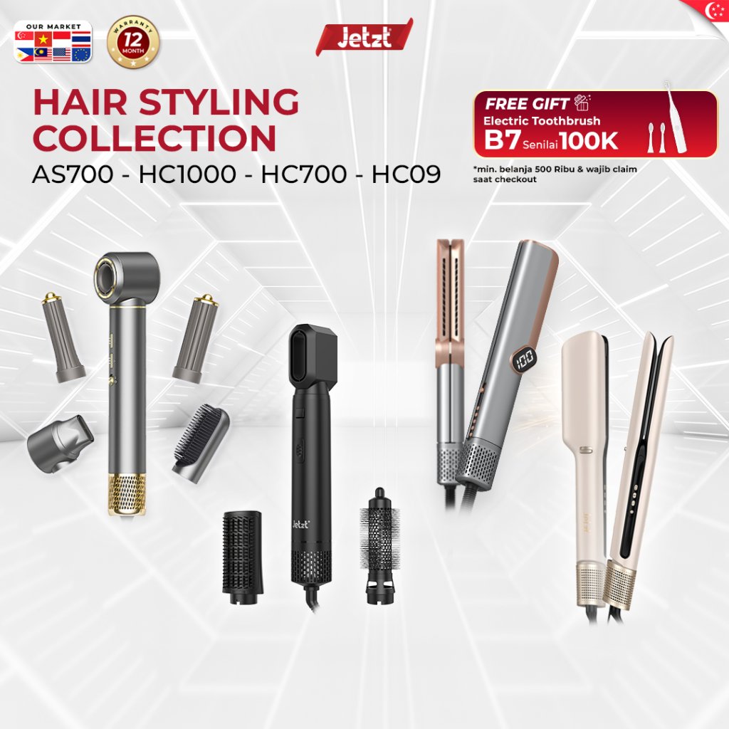 Jetzt Hair Styling Collection | AirSmooth Multi Styler & Hair Dryer