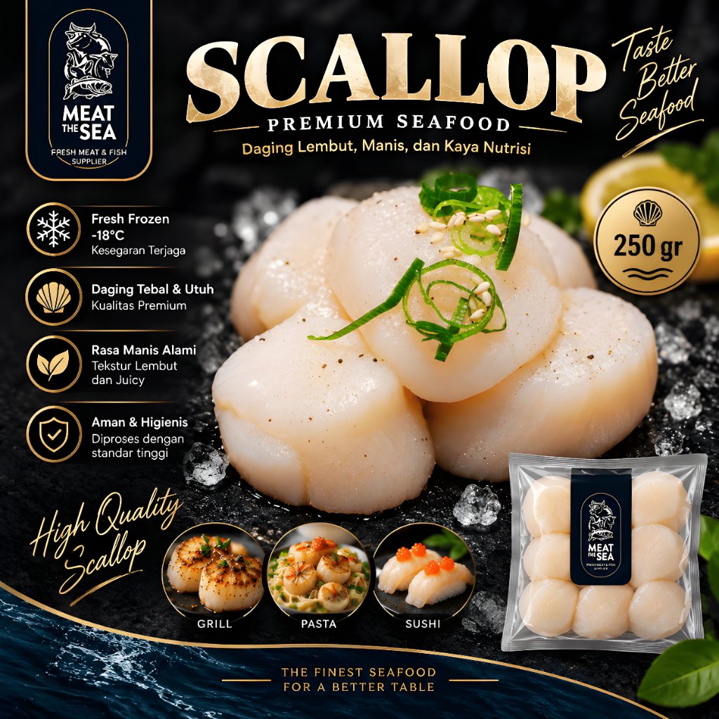 Scallop US Import | Frozen Scallop USA
