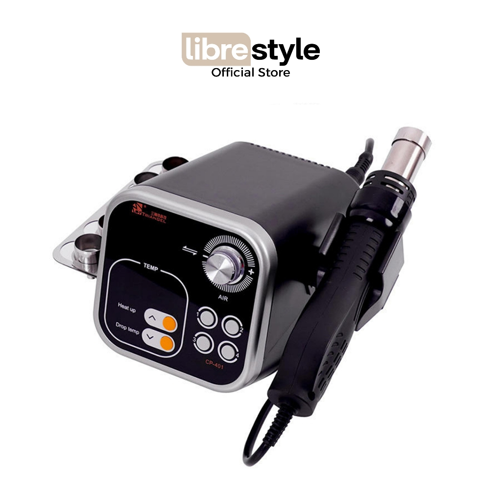 Blower M-TRIANGEL CP-401 Original Digital Hot Air Blower Angin Panas Presisi untuk Servis HP Laptop 