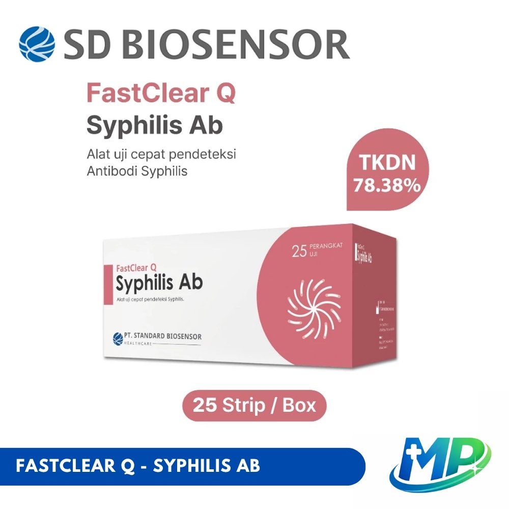 SD BIOSENSOR FASTCLEAR Q SYPHILLIS AB RAPID TEST KIT 1Pcs