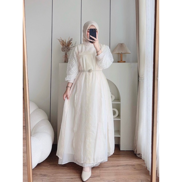CANDY LADY Sivana Maxi / Gamis Motif Wanita Terbaru Dress Bestseller