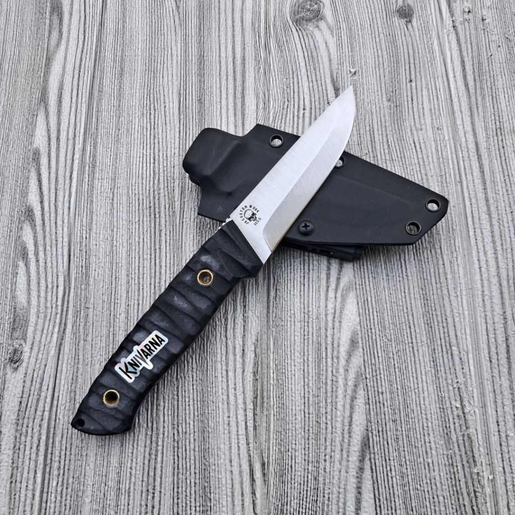 Pisau Survival Premium Bushcraft Kydex Baja HSS Handle Micarta