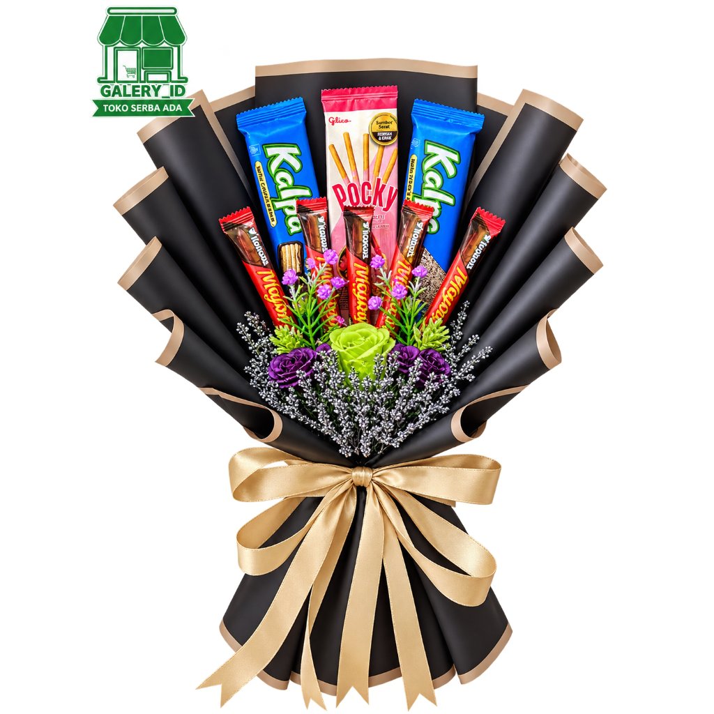​Buket snack wisuda / Buket snack graduation ​Buket snack ulang tahun / Snack bouquet birthday ​Buke