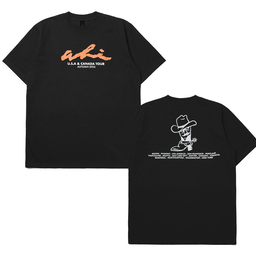 T-Shirt Band Ali Radio Boots USA & Canada Tour 2026