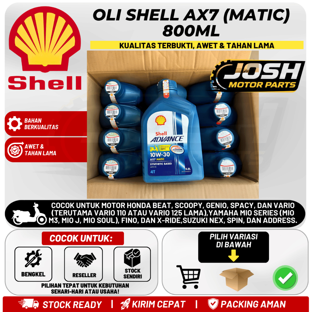 OLI SHELL AX7 (MATIC) 800ML 1DUS