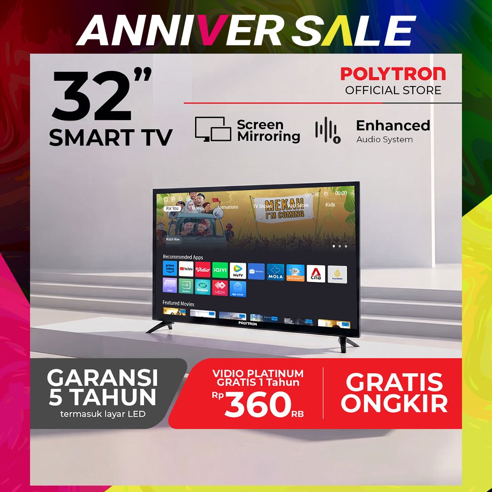 POLYTRON SMART DIGITAL TV 32"  PLD 32CV1869