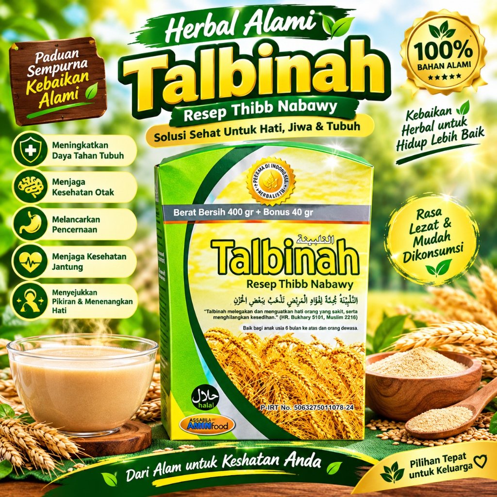 Tepung Gandum Talbina Talbinah 400 Gr Plus 40 gr